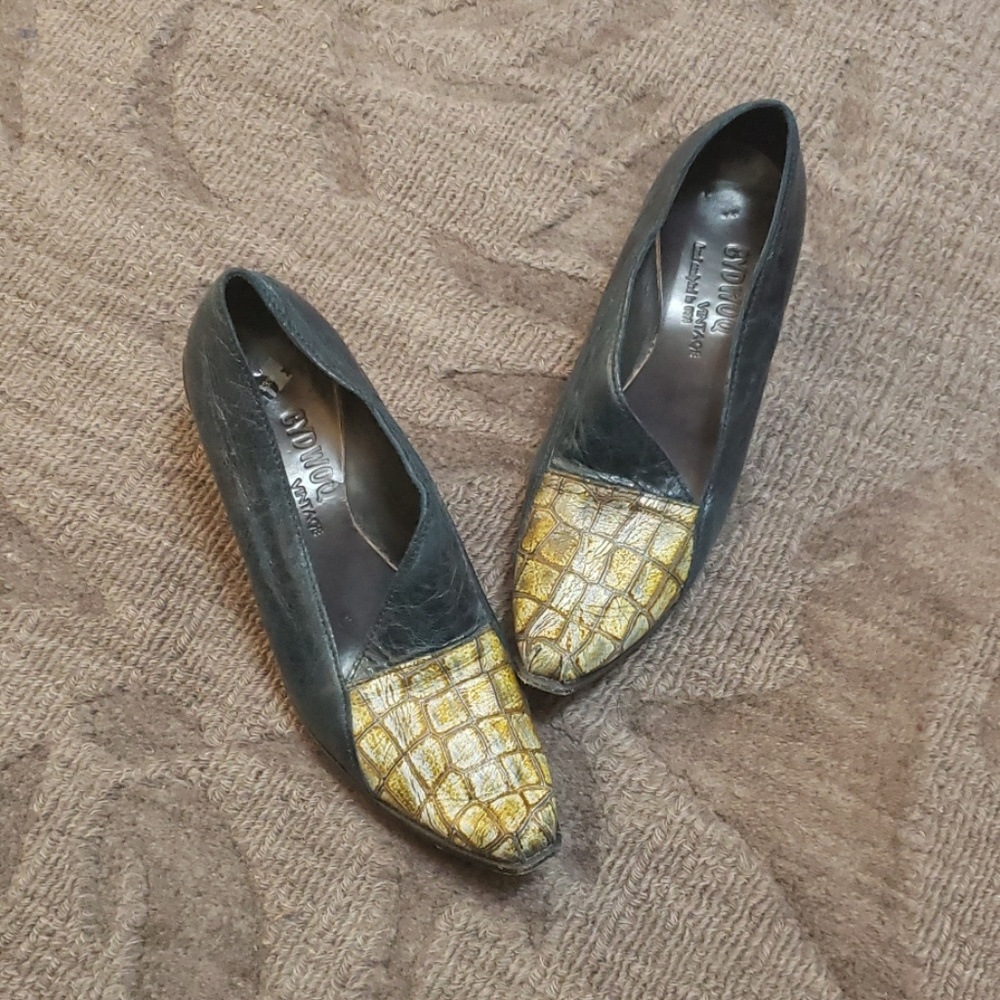 Cydwoq shoes leather blue/green sz 37